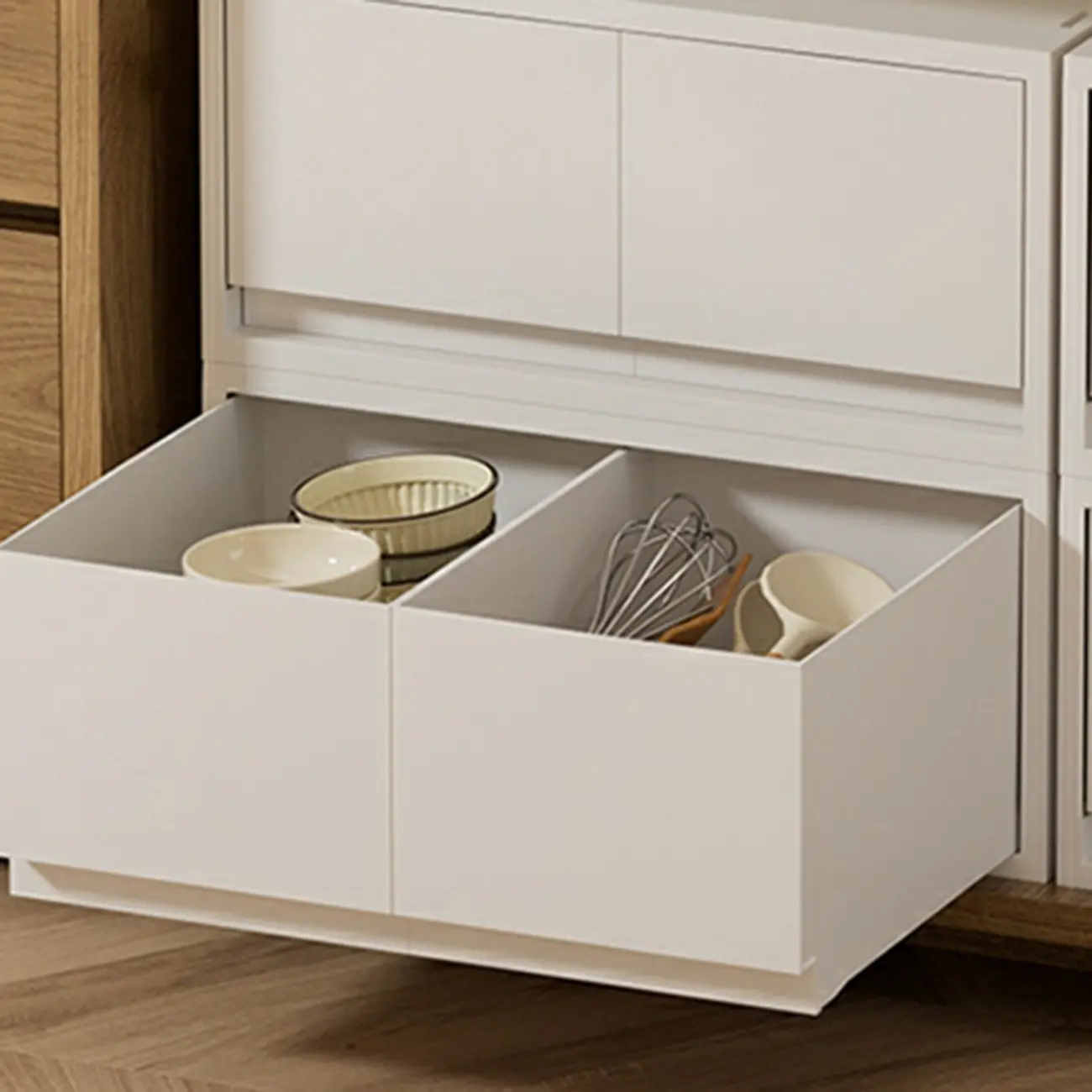 Durable White Plastic Stackable Filing Cabinet for Home Office Image - 15 | homeyfad