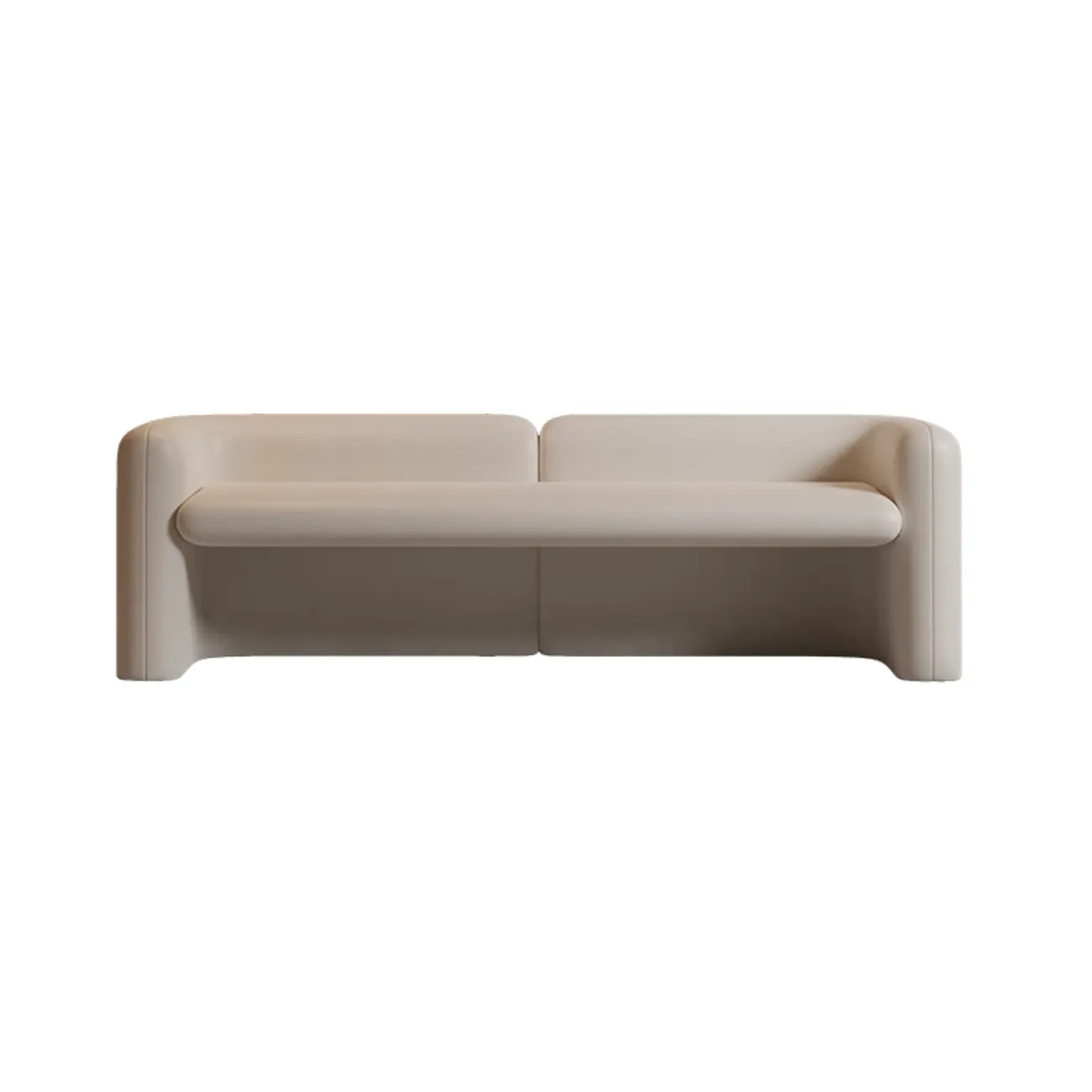 Cushioned Modern Short Genuine Leather Bedroom Bench Image - 10 | homeyfad