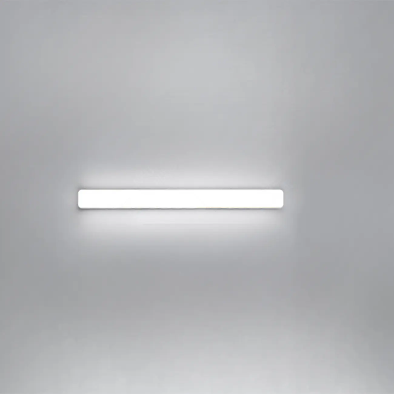Glam Tube LED Vanity Light with Plastic Shade for Bathroom Image - 2 | homeyfad