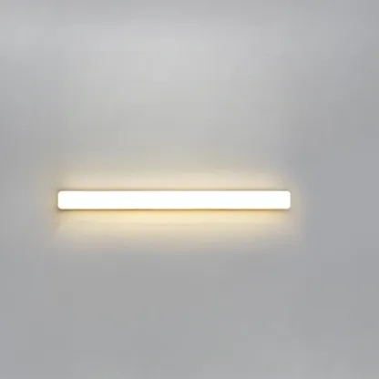 Glam Tube LED Vanity Light with Plastic Shade for Bathroom Image - 3