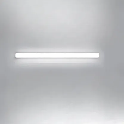 Glam Tube LED Vanity Light with Plastic Shade for Bathroom Image - 5