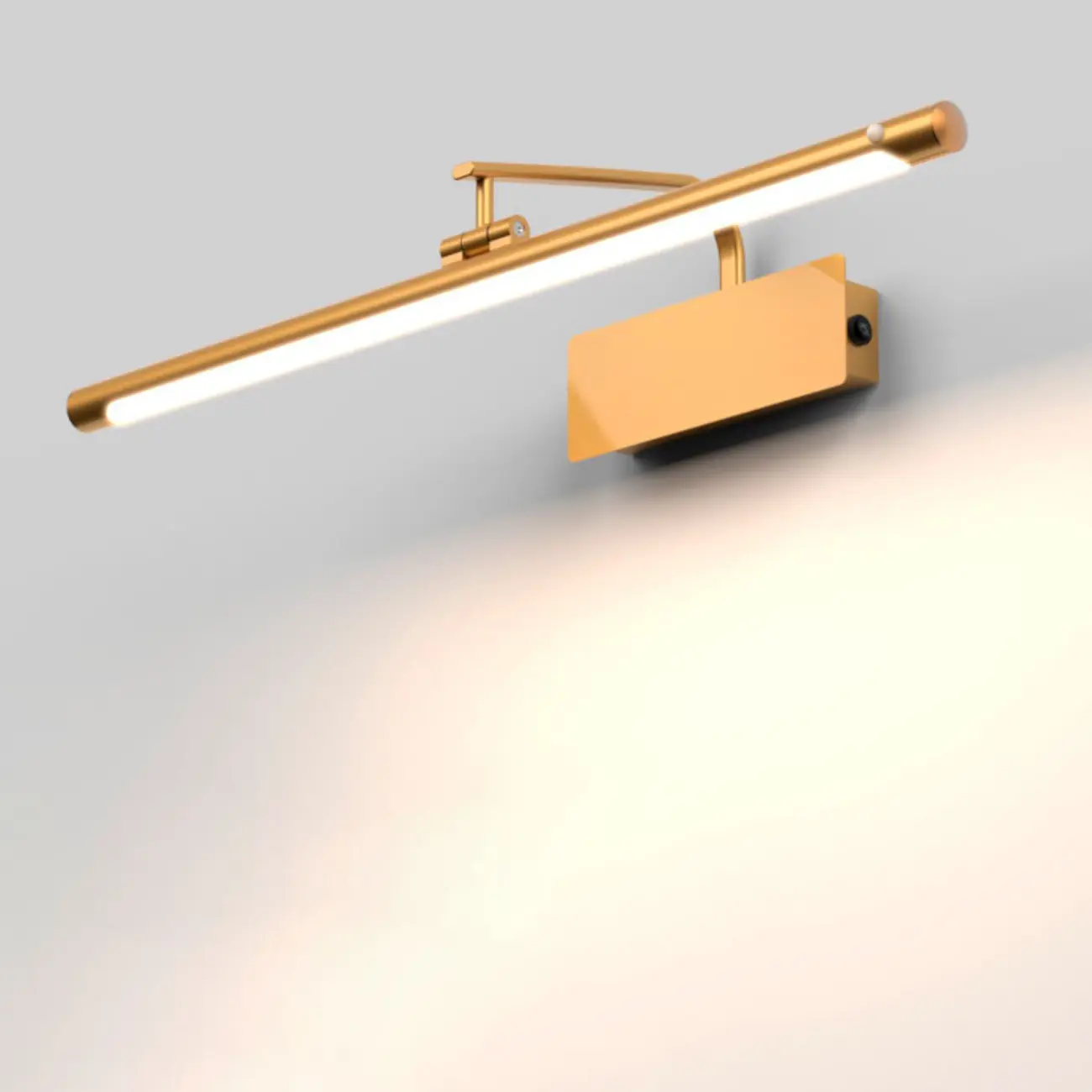 Stylish Metal Linear Natural Light LED Bathroom Vanity Light Image - 6 | homeyfad