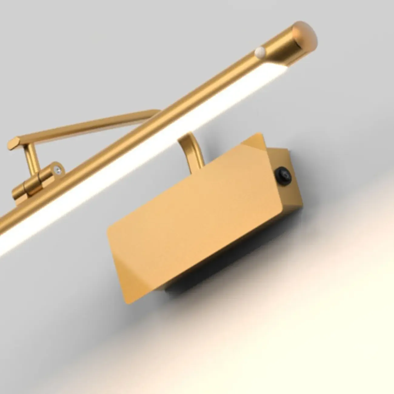 Stylish Metal Linear Natural Light LED Bathroom Vanity Light Image - 12