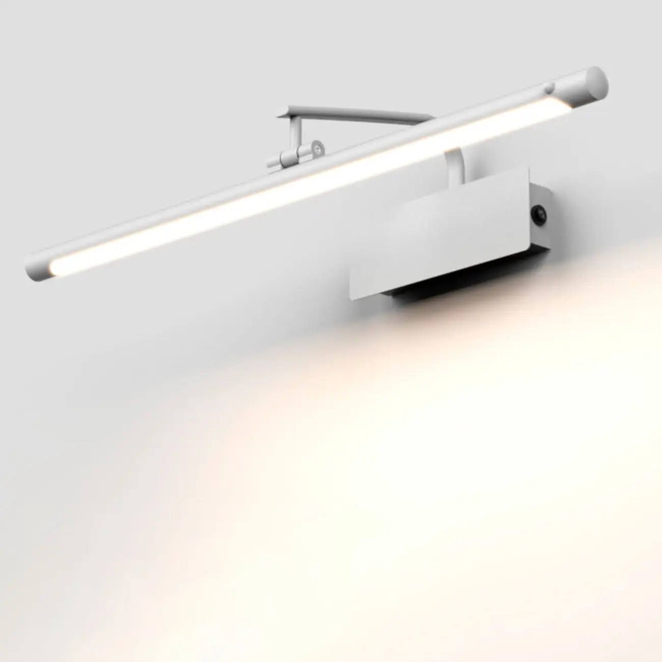 Stylish Metal Linear Natural Light LED Bathroom Vanity Light Image - 13 | homeyfad