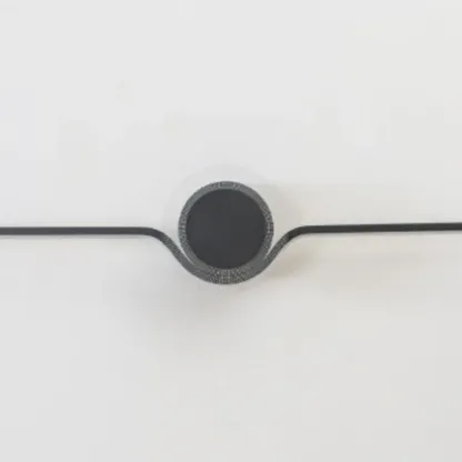 Contemporary Black 2-Light Linear Metal Vanity Light Image - 11