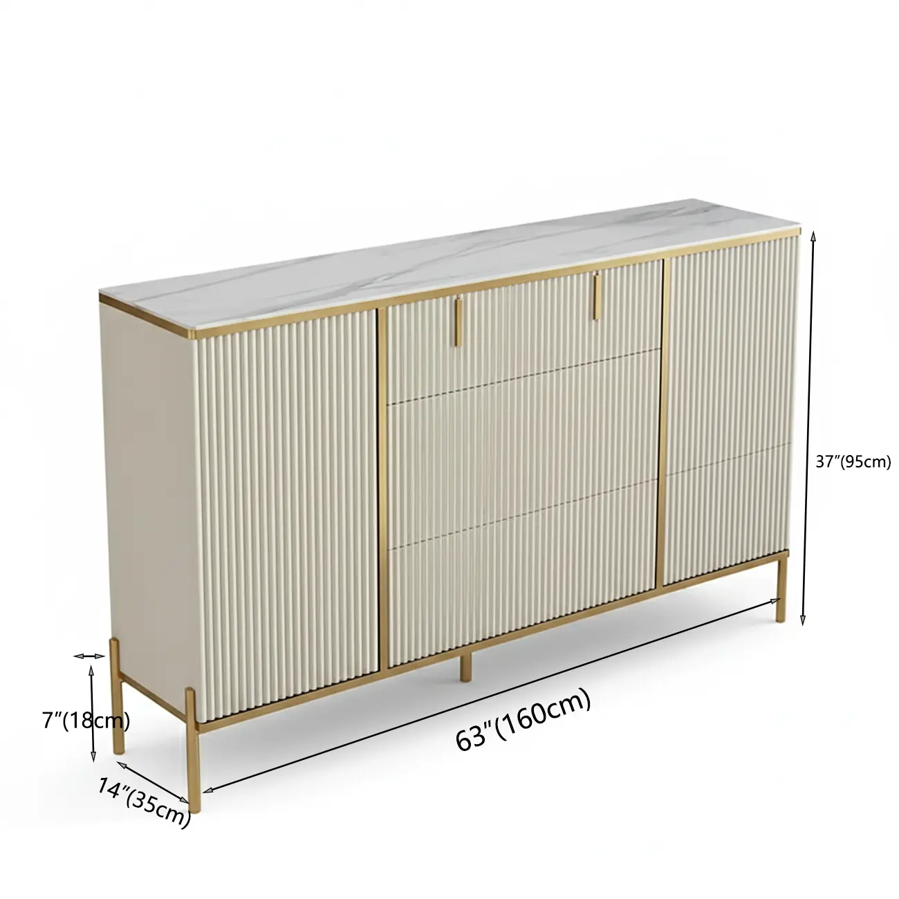 Glam Light Coffee Wood Entryway Shoe Cabinet Image - 18 | homeyfad