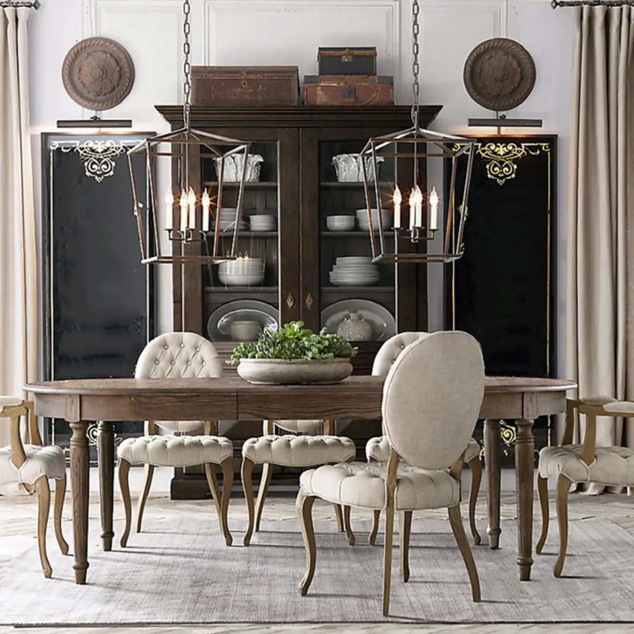 Industrial Adjustable Metal Lantern Caged Candelabra Chandelier Image - 5 | homeyfad