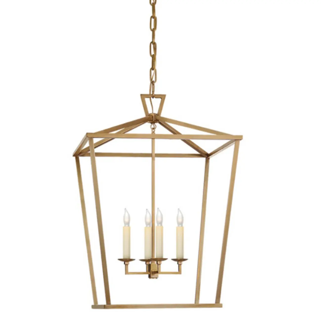 Industrial Adjustable Metal Lantern Caged Candelabra Chandelier Image - 7 | homeyfad