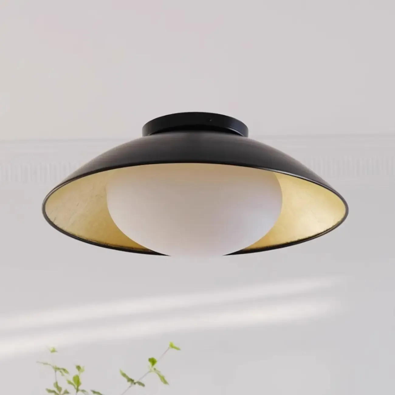 Modern LED Semi Flush Ceiling Light for Living Room Image - 5