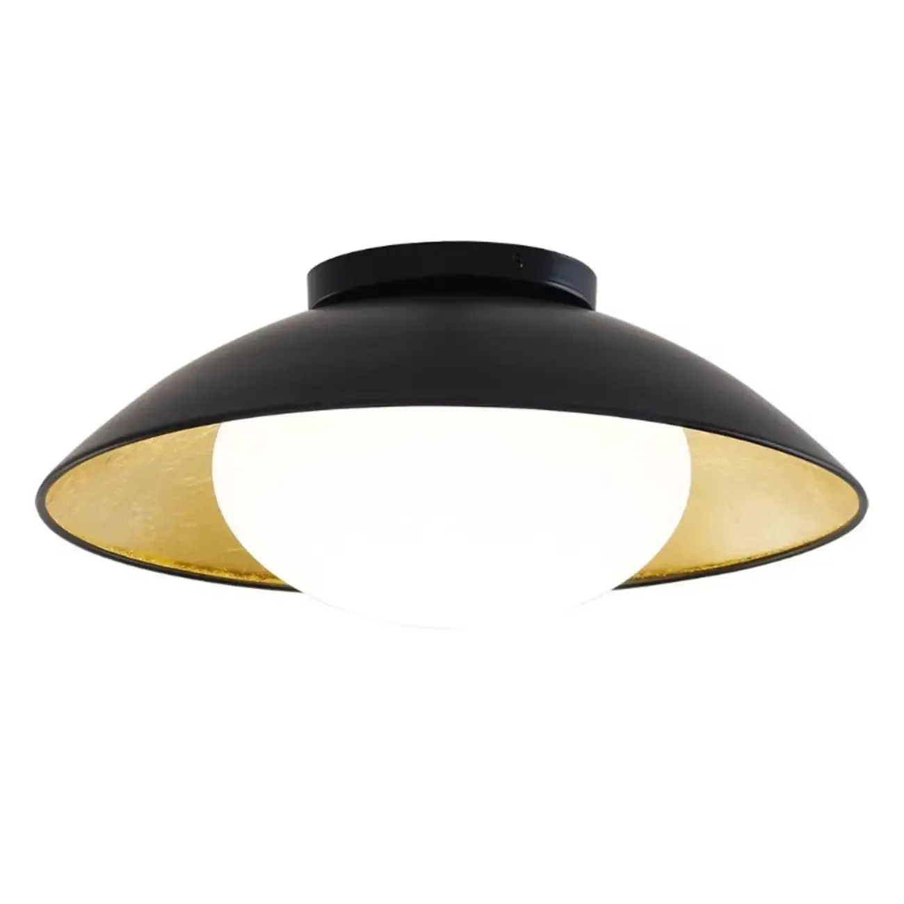 Modern LED Semi Flush Ceiling Light for Living Room Image - 7