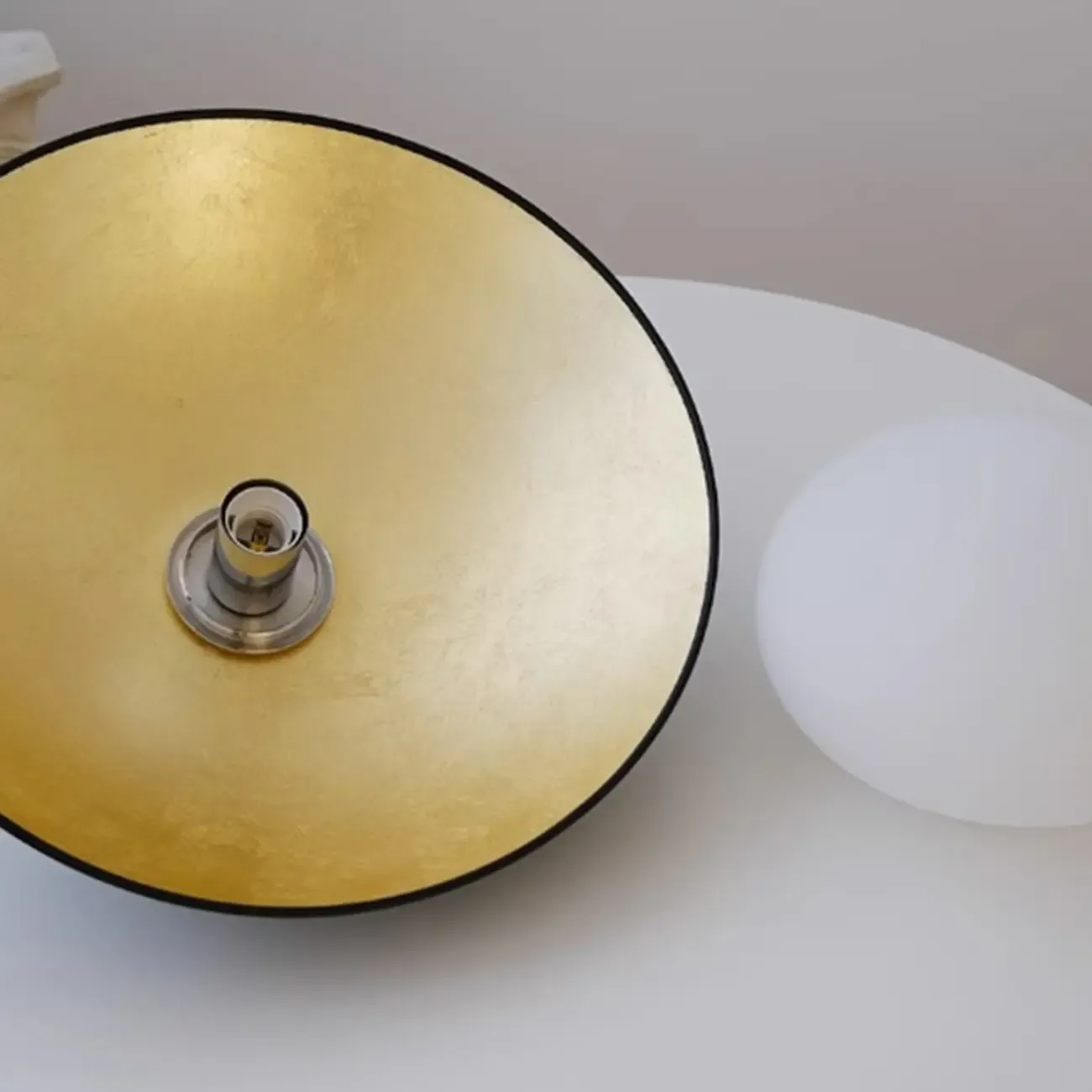 Modern LED Semi Flush Ceiling Light for Living Room Image - 8