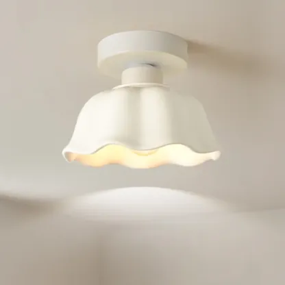 5 to 9 Inch Geometric Metal Modern Semi Flush Ceiling Light