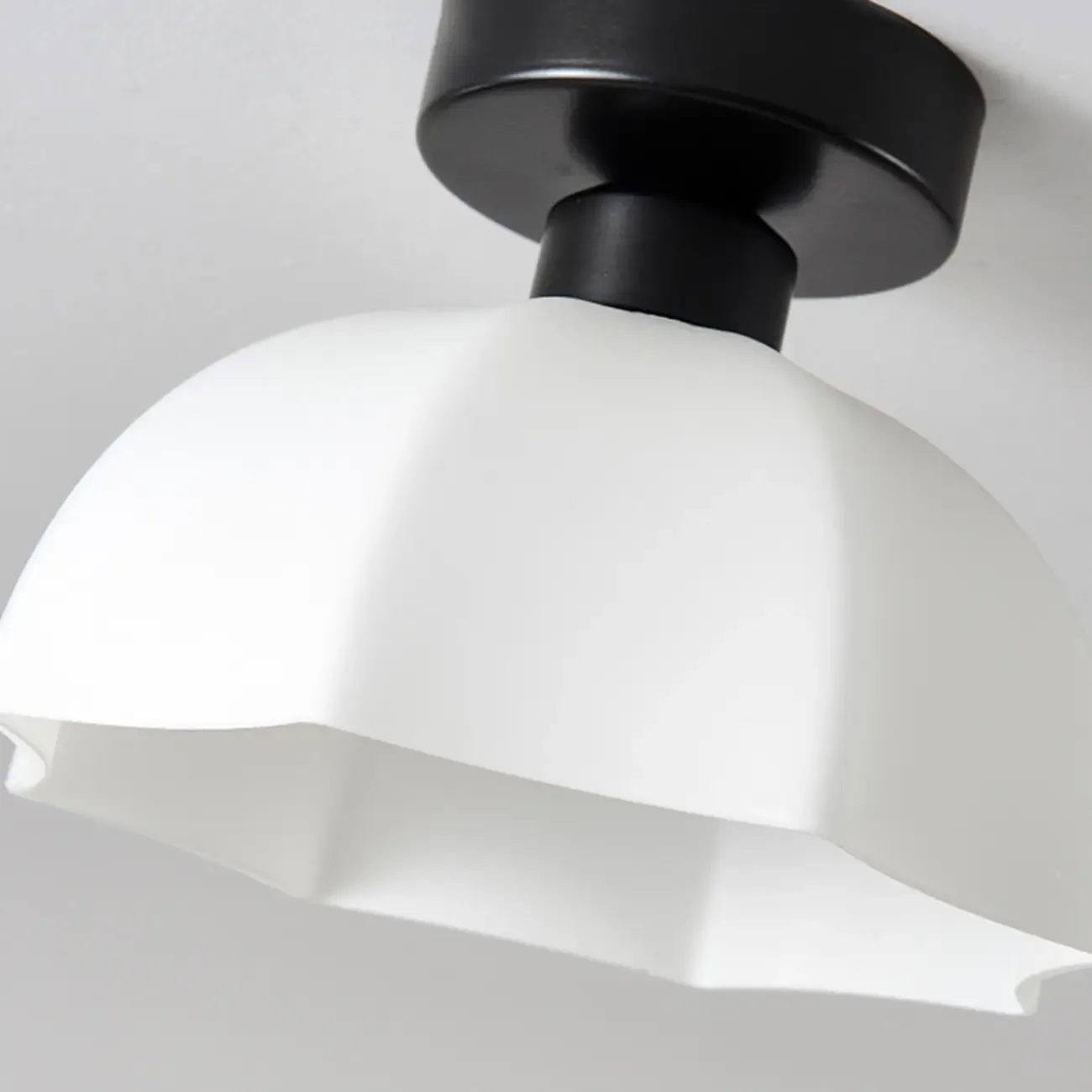 5 to 9 Inch Geometric Metal Modern Semi Flush Ceiling Light