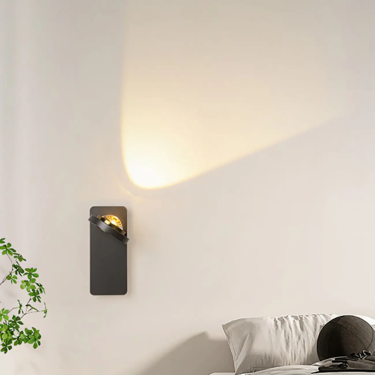 Simple Rotatable Round Glass Metal Wall Sconce Image - 20 | homeyfad