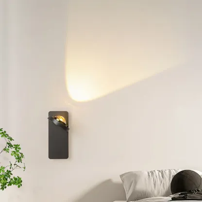 Simple Rotatable Round Glass Metal Wall Sconce Image - 20