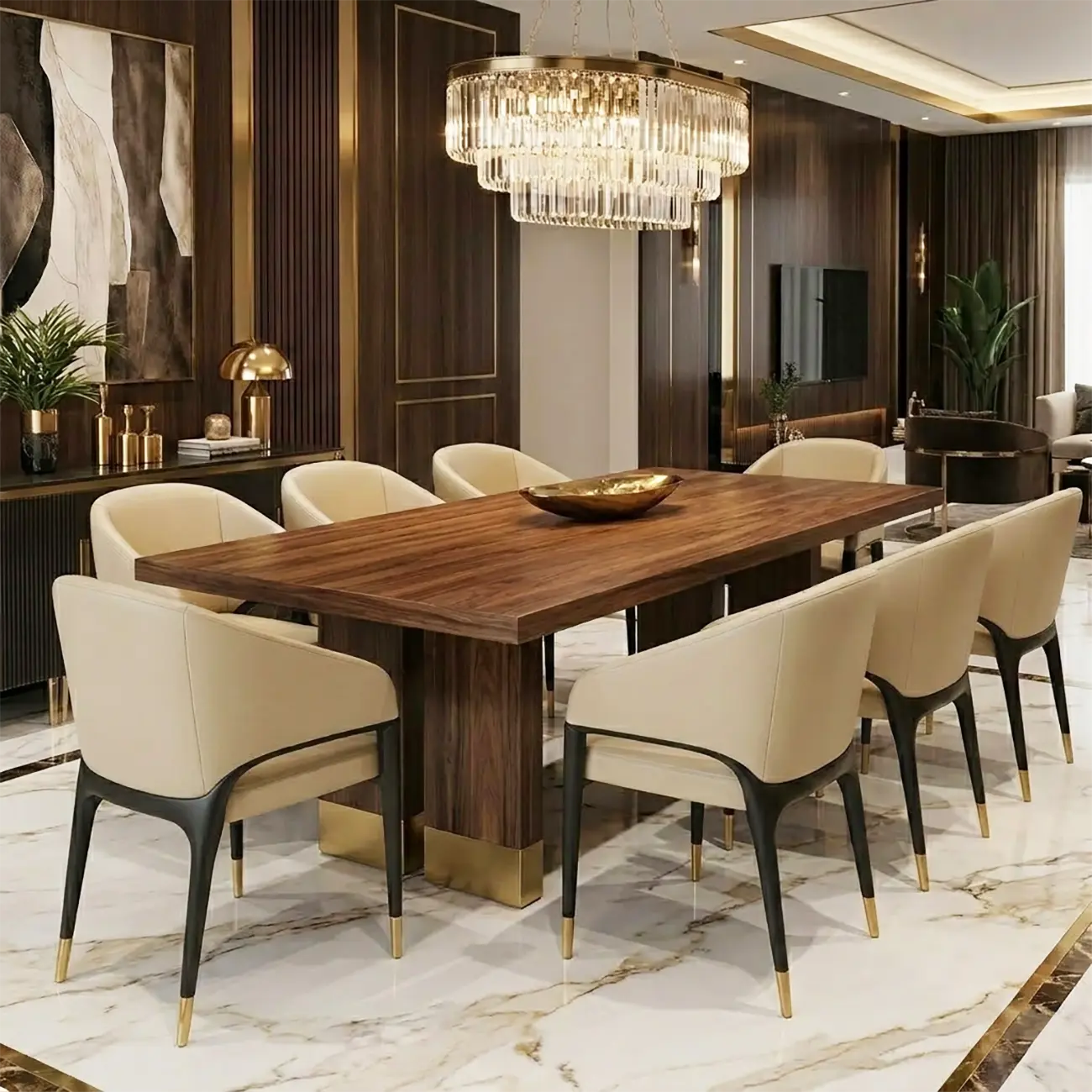 Minimalist Curved Back Vegan Nappa Leather Arm Dining Chair Image - 2 | homeyfad