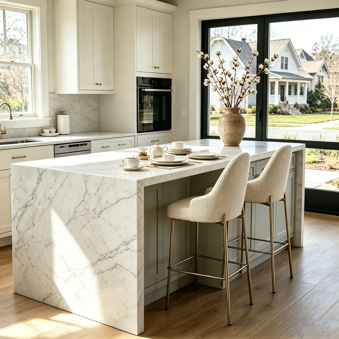 Mid Century Modern Ergonomic Curved Back Counter Stools Metal Frame Image - 9 | homeyfad