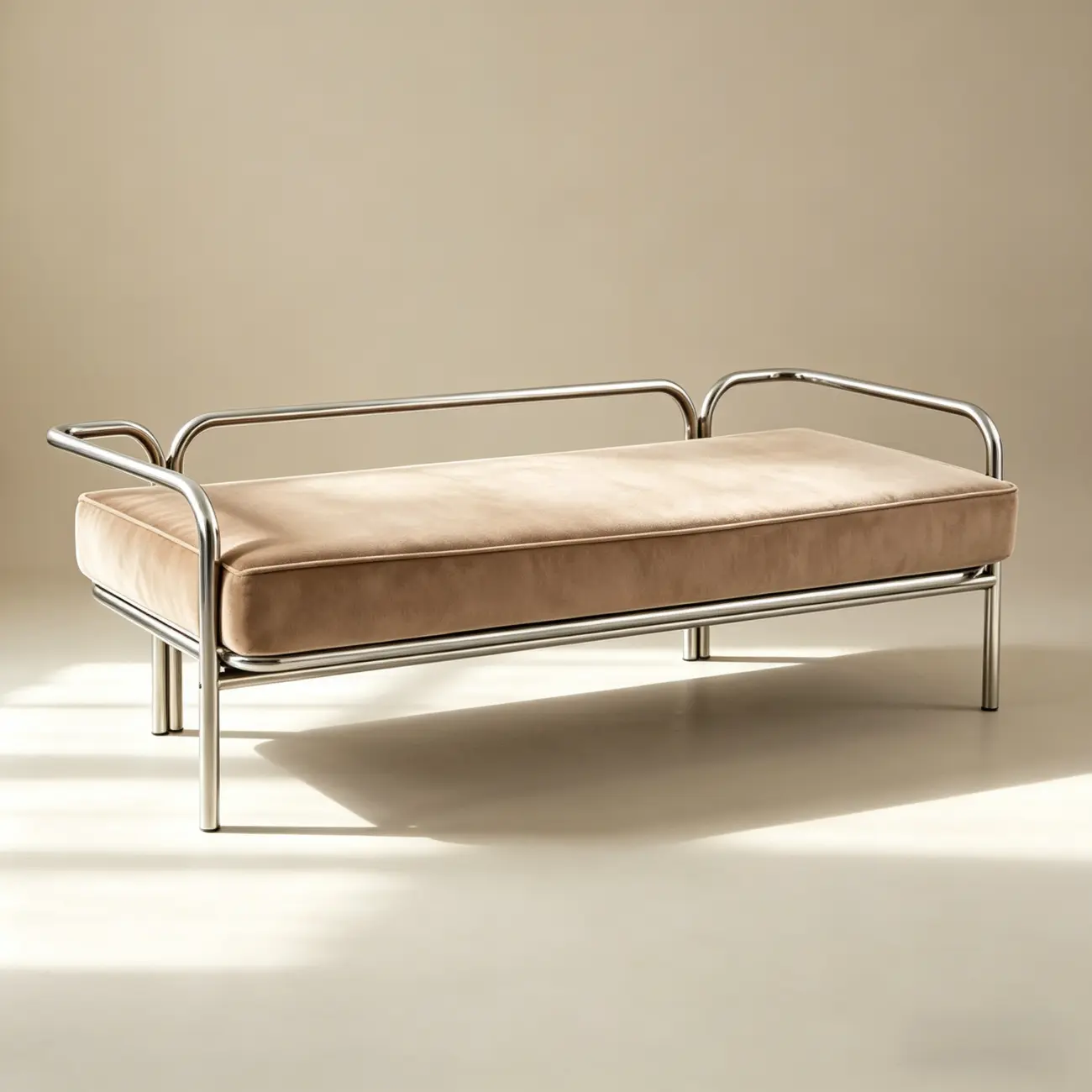 Modern Industrial Upholstery Bedroom Bench with Armrest Image - 13 | homeyfad