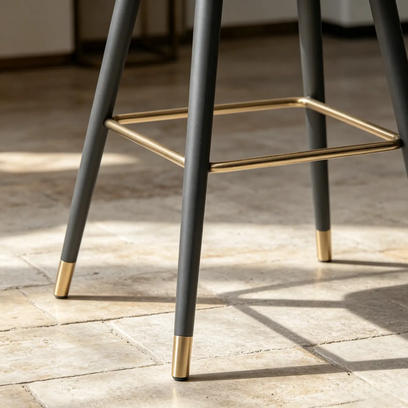 Mid-century Modern Upholstered Tufted Back Tuxedo Counter Stools Image - 13 | homeyfad