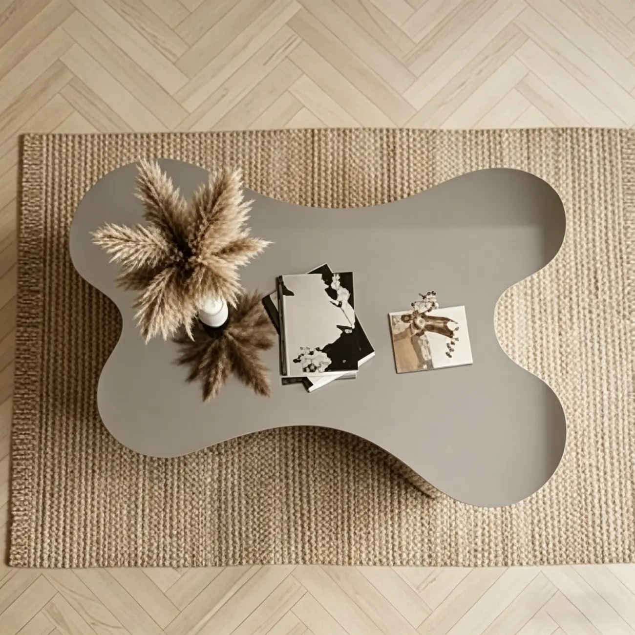 Abstract Modern Metal Mirror Coffee Table Image - 13 | homeyfad