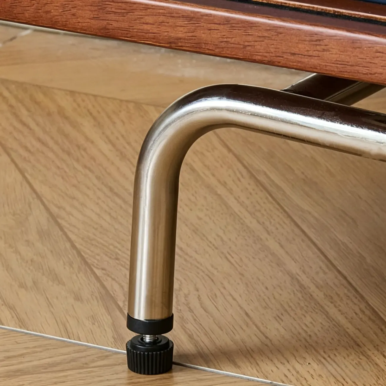 Mid-Century Modern Wood Storage TV Stand with Sliding Doors Image - 12 | homeyfad