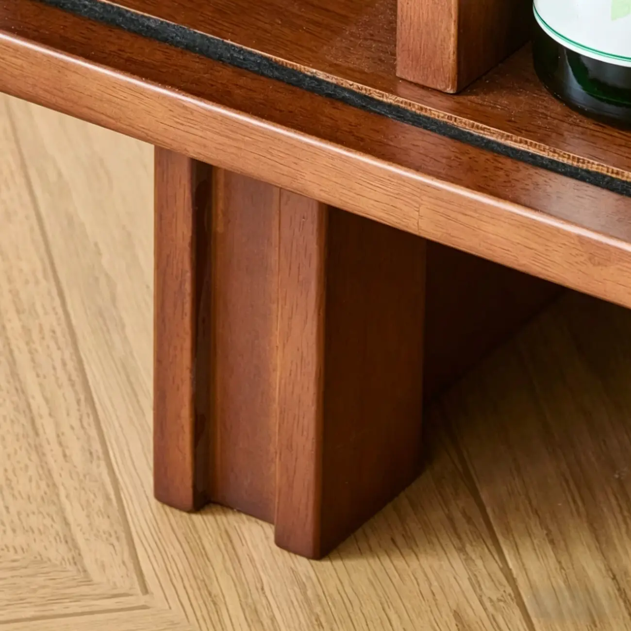 Mid-Century Modern Solid Wood Storage Cabinet with 3 Drawers Image - 7 | homeyfad