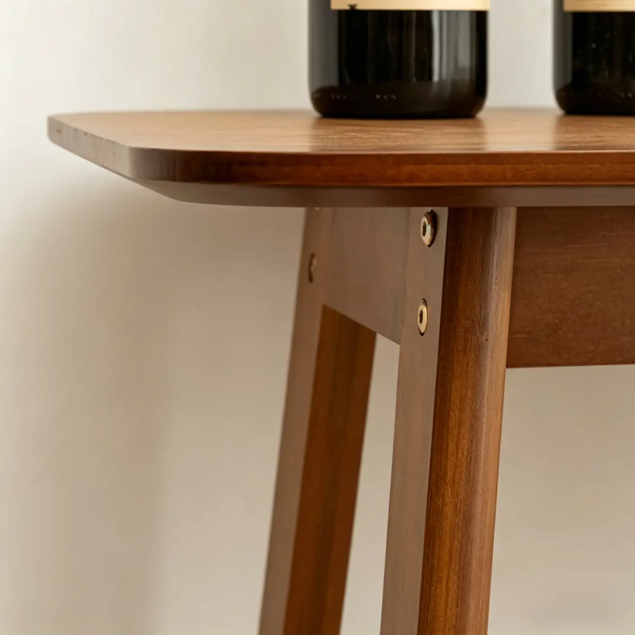 Modern Bamboo Bar Set with Footrest Stools Image - 9 | homeyfad