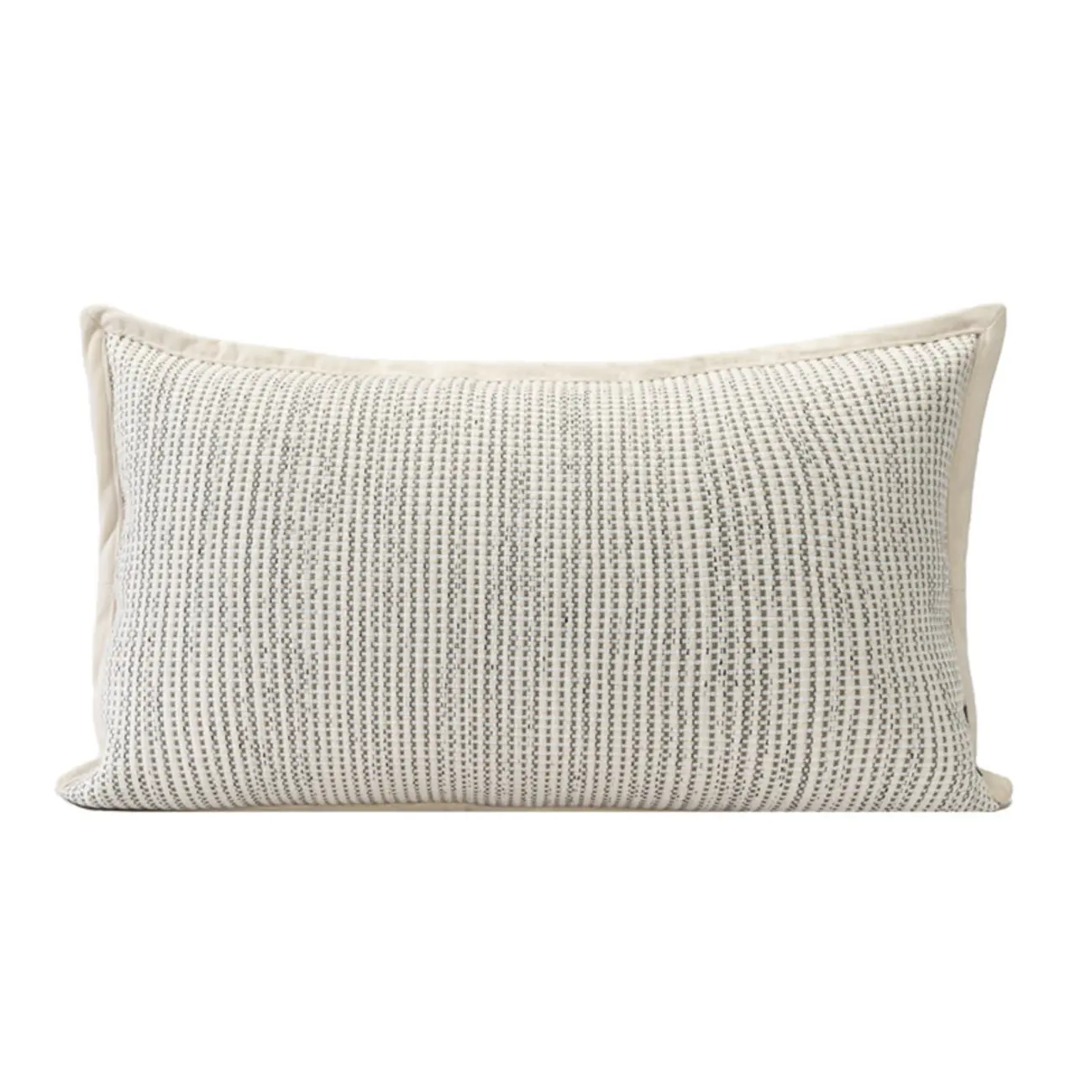 Modern Minimalist Beige Woven Textured Decorative Throw Pillow Image - 11 | homeyfad