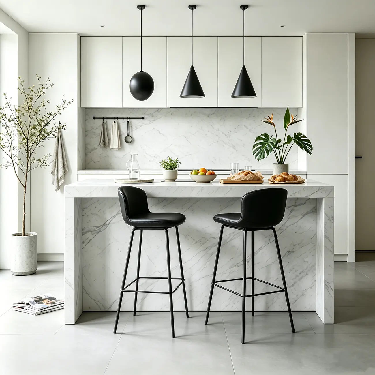 Modern Metal Frame Leather Cushion Low Back Bar Stool Image - 9 | homeyfad