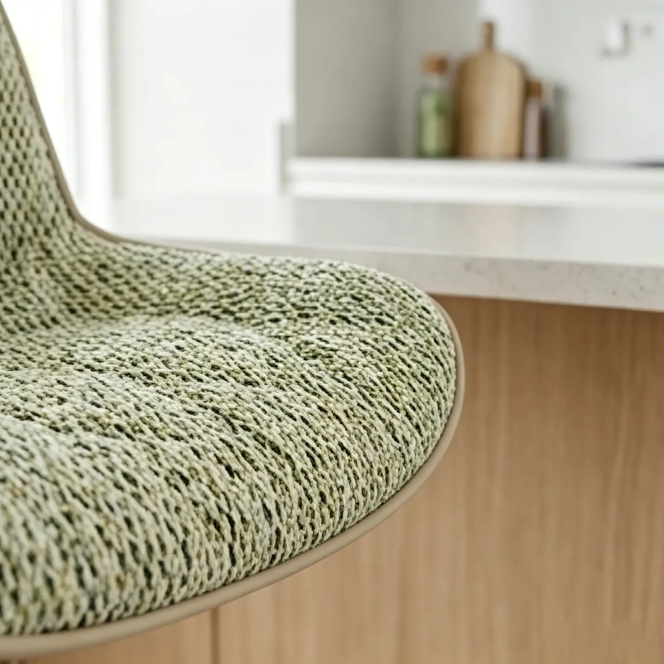 Modern Upholstered Adjustable Swivel Counter Height Bar Stools with Backrest Image - 10 | homeyfad