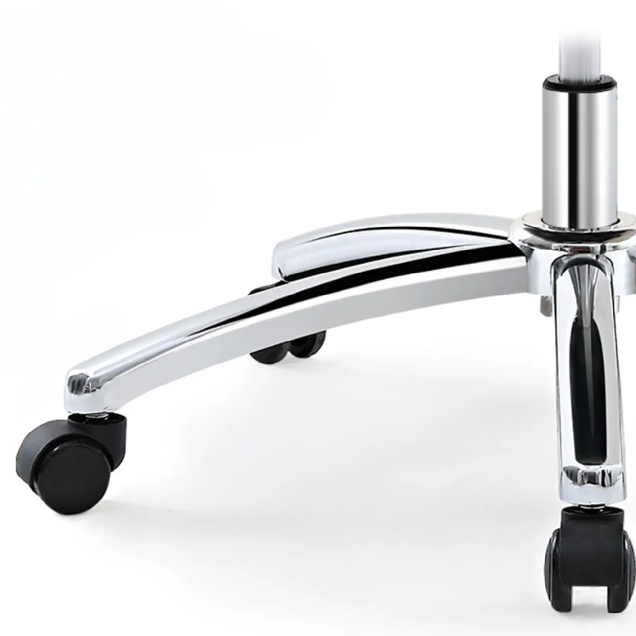 Upholstered Brown Leather Adjustable Swivel Office Chair Image - 9 | homeyfad