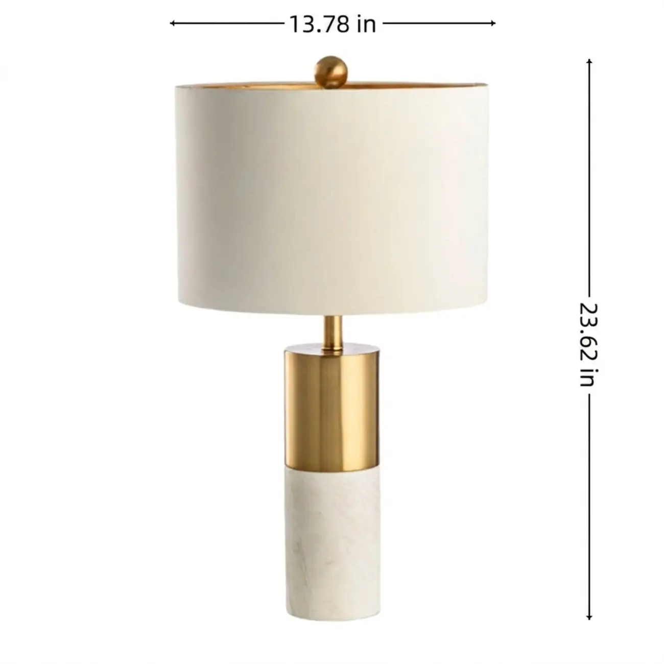 Modern Luxury Dimmable Marble Table Lamp for Nightstands Image - 9 | homeyfad