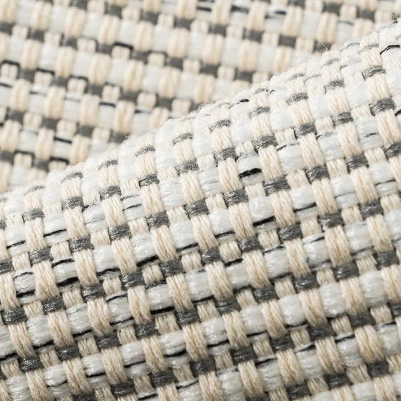 Modern Minimalist Beige Woven Textured Decorative Throw Pillow Image - 7 | homeyfad