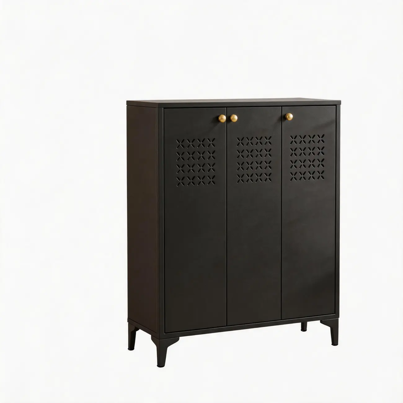 Modern Breathable Lattice Shoe Storage With Adjustable Shelves Image - 19 | homeyfad