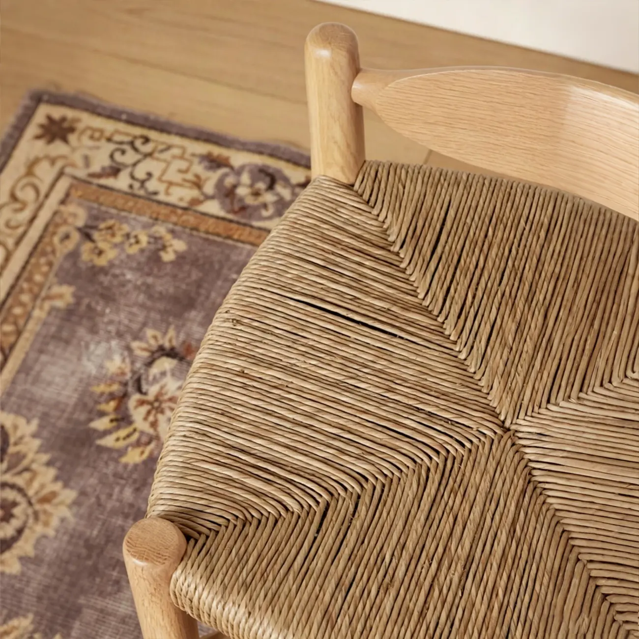 Modern Crafted Solid White Ash Wood Bar Stool For Kitchen Island Image - 9 | homeyfad