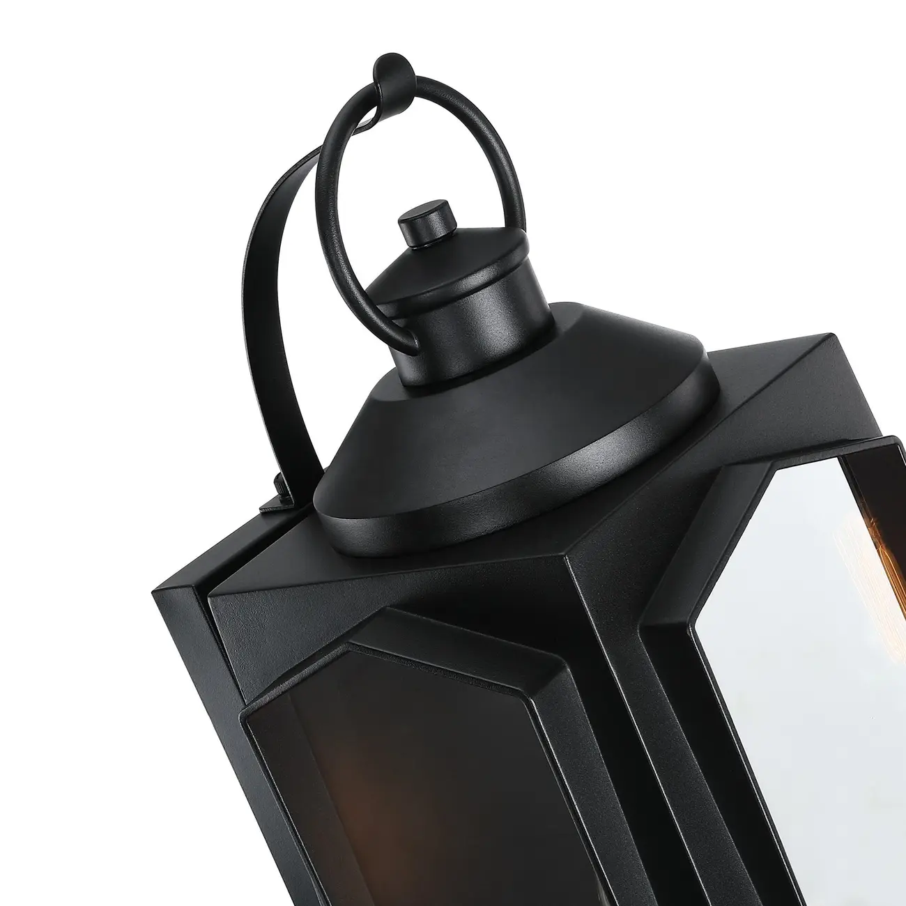 19.23" Modern Matte Black Waterproof Outdoor Wall Light Fixture Image - 6 | homeyfad