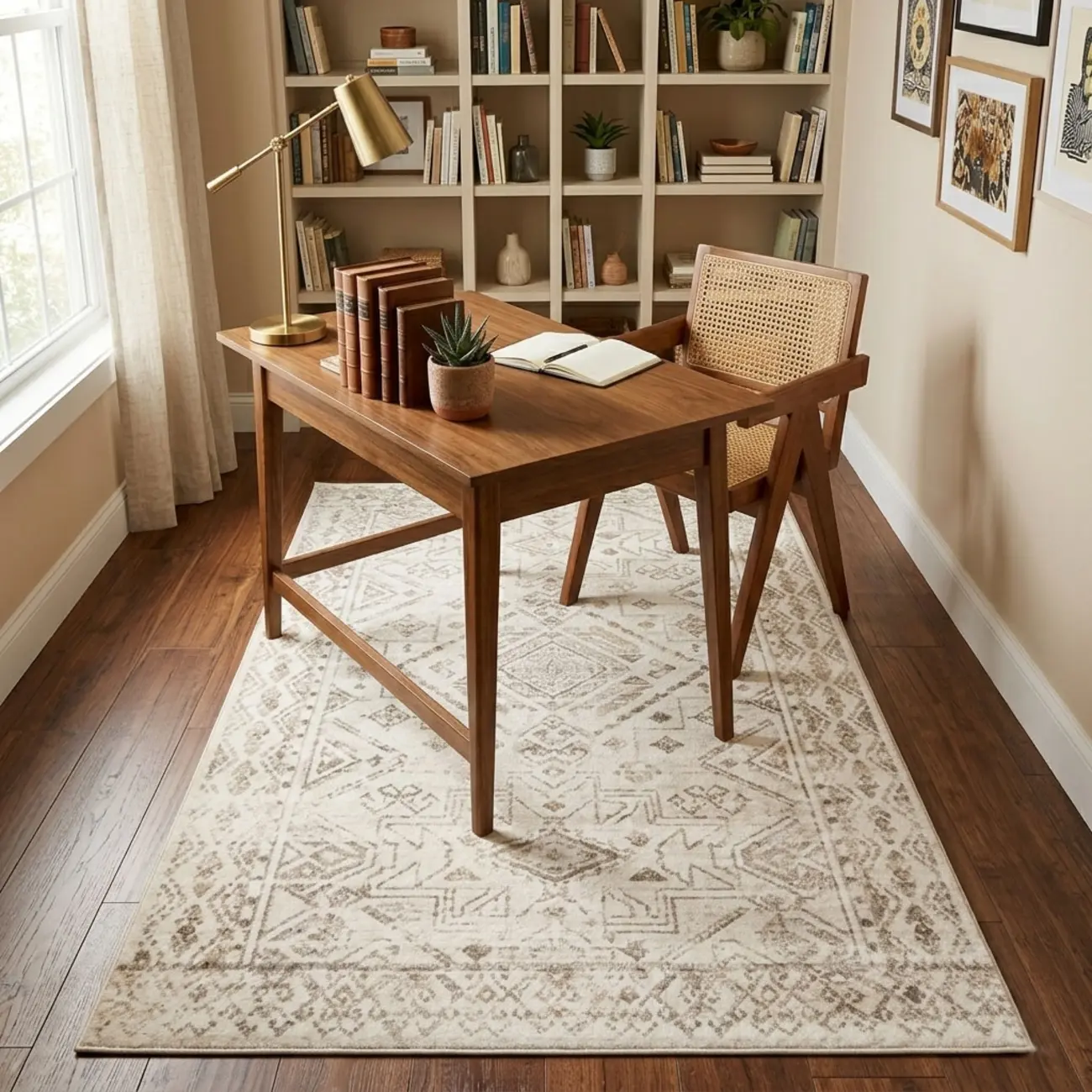 Modern Boho Faux Sherpa Machine Washable Rectangle Area Rug Image - 9 | homeyfad