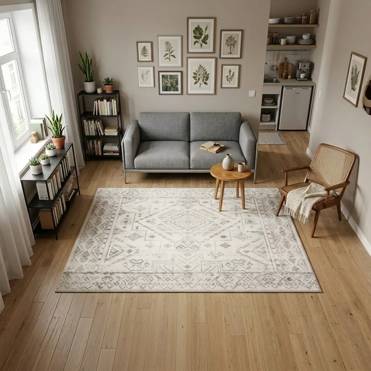 Modern Boho Faux Sherpa Machine Washable Rectangle Area Rug Image - 14 | homeyfad