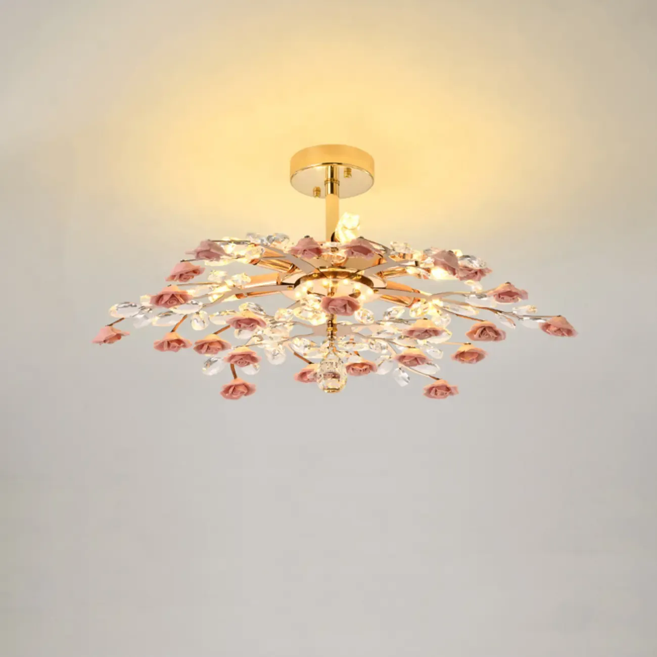 Modern Flower LED Flush Mount Ceiling Light for Bedroom