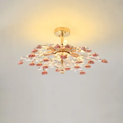 Modern Flower LED Flush Mount Ceiling Light for Bedroom