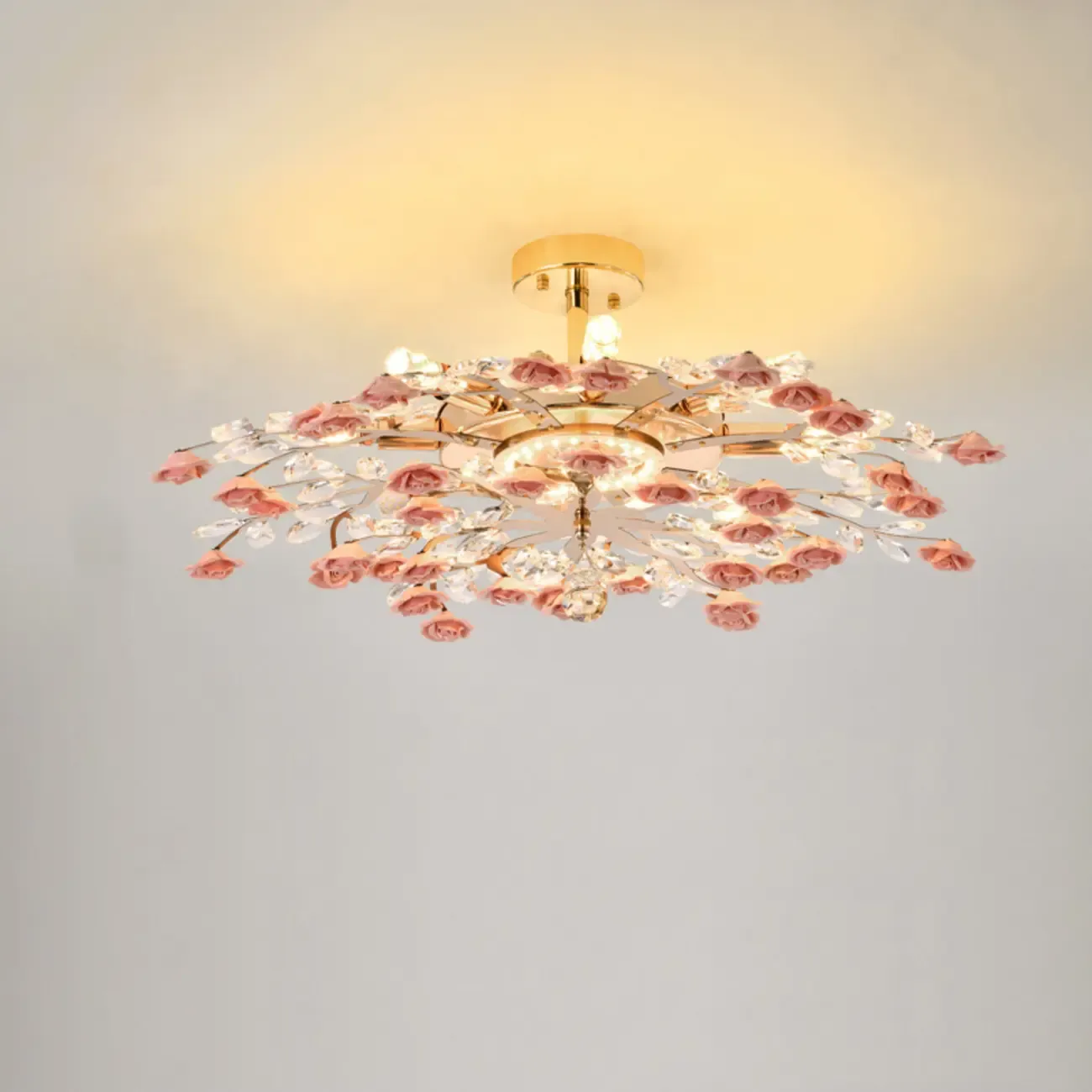 Modern Flower LED Flush Mount Ceiling Light for Bedroom
