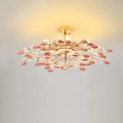 Modern Flower LED Flush Mount Ceiling Light for Bedroom