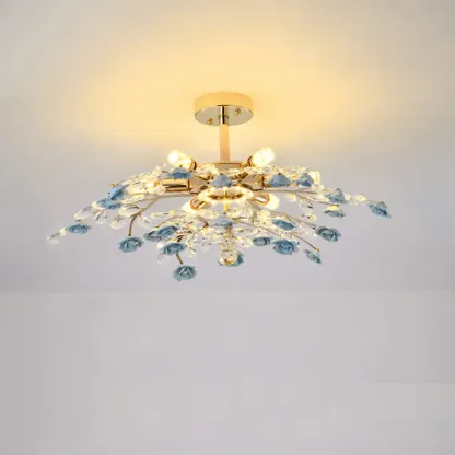 Modern Flower LED Flush Mount Ceiling Light for Bedroom