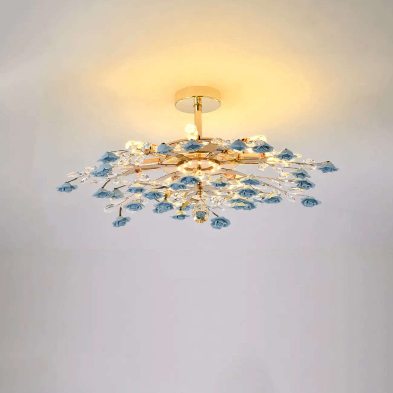 Modern Flower LED Flush Mount Ceiling Light for Bedroom | homeyfad