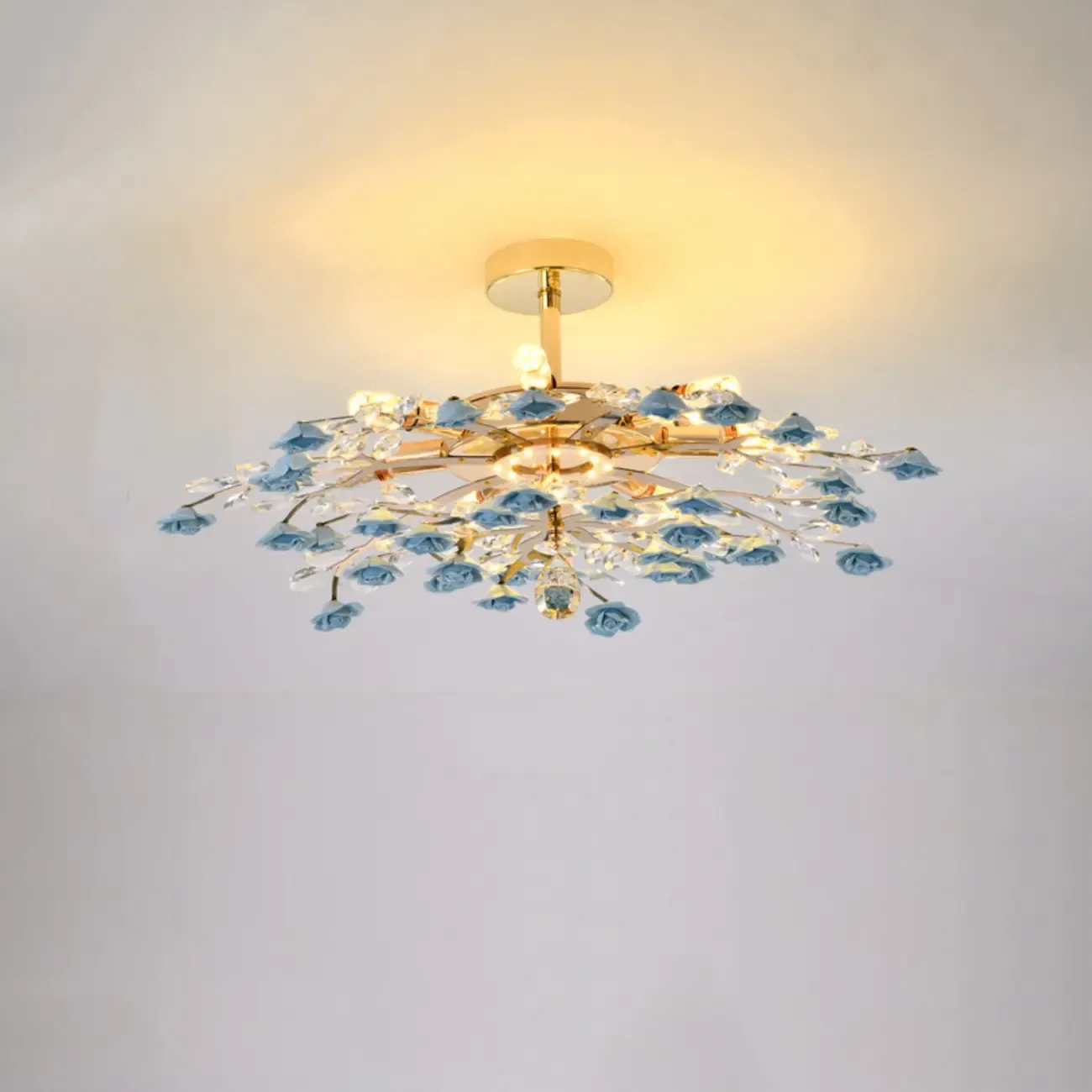 Modern Flower LED Flush Mount Ceiling Light for Bedroom