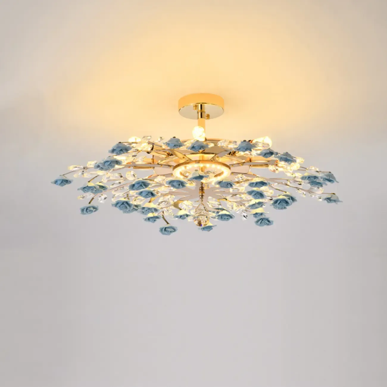 Modern Flower LED Flush Mount Ceiling Light for Bedroom