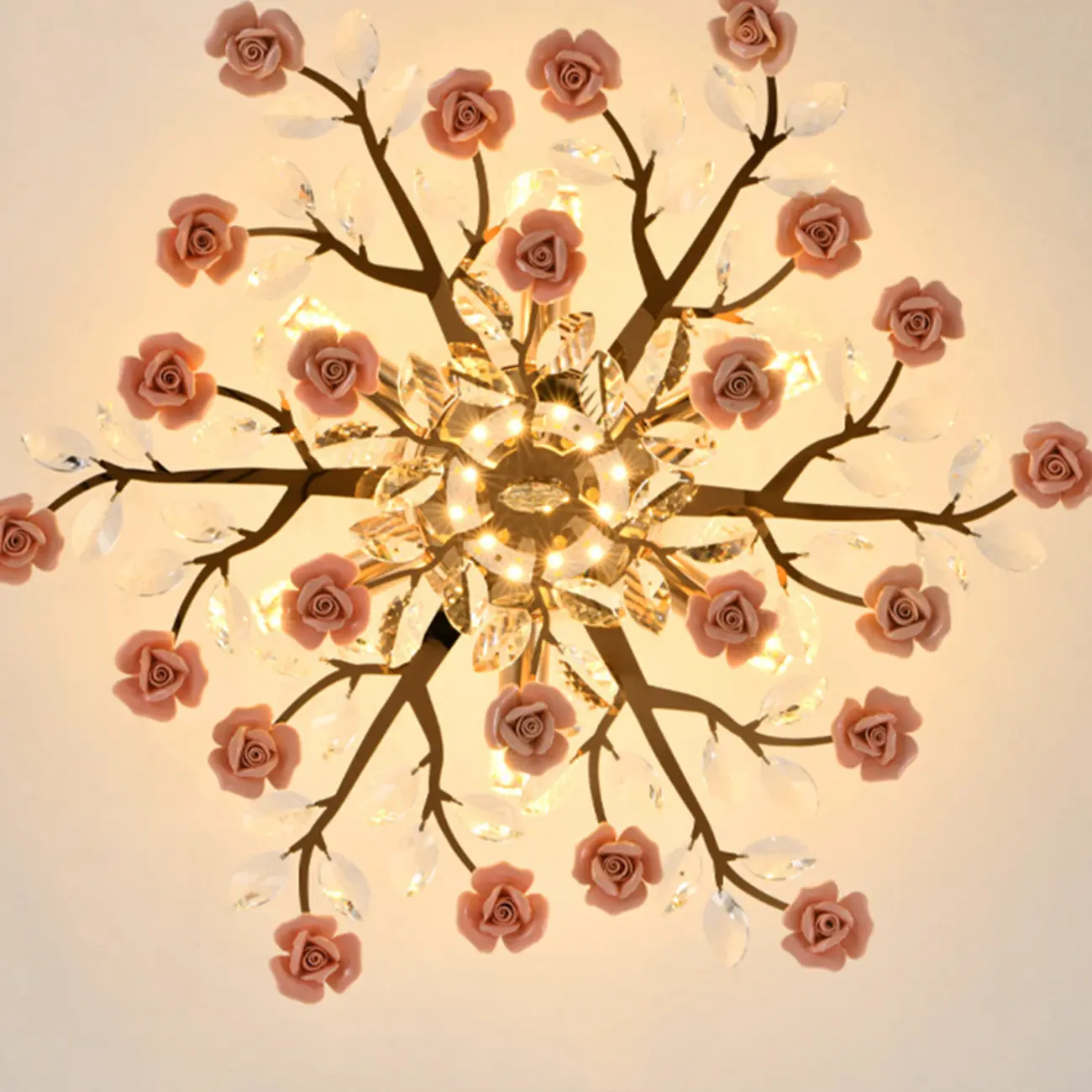 Modern Flower LED Flush Mount Ceiling Light for Bedroom | homeyfad