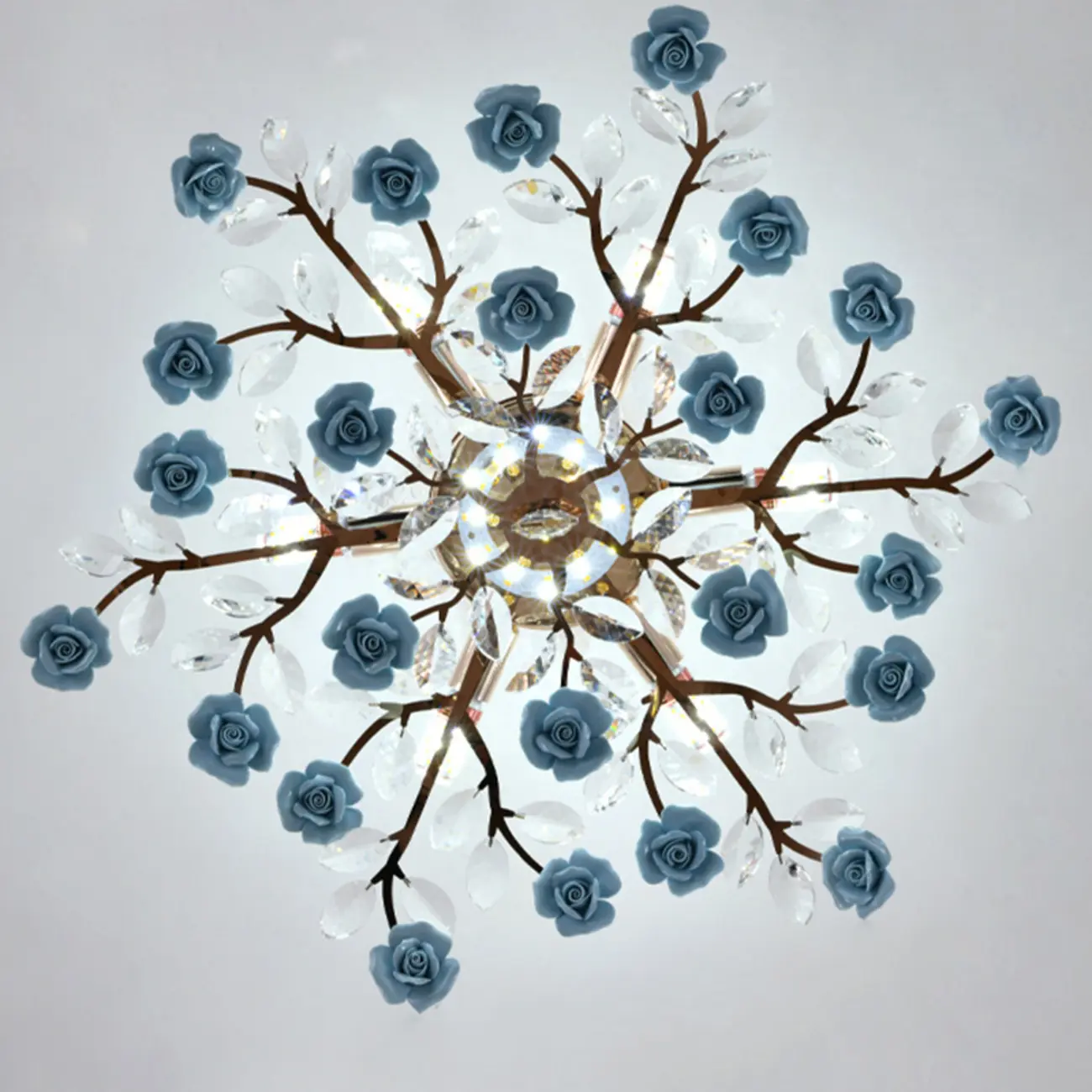 Modern Flower LED Flush Mount Ceiling Light for Bedroom | homeyfad