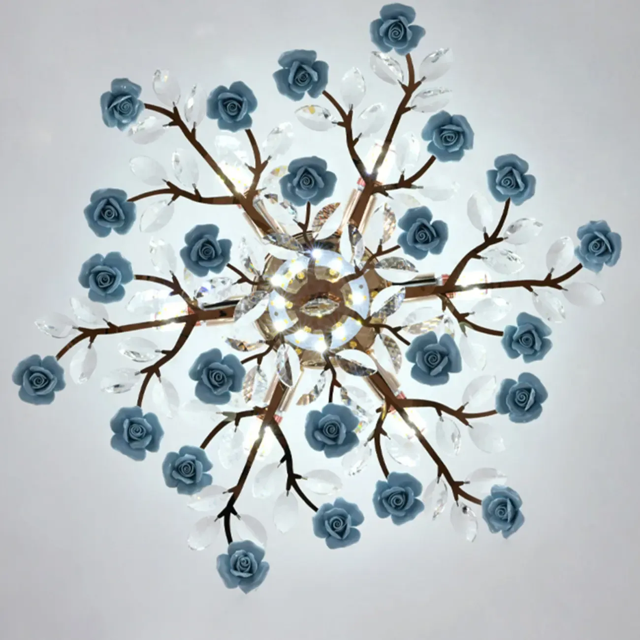 Modern Flower LED Flush Mount Ceiling Light for Bedroom