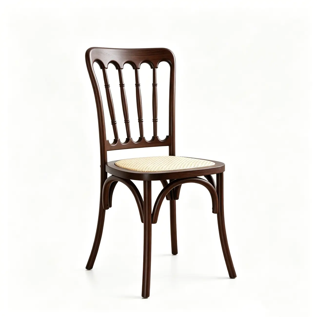 Vintage Bentwood Solid Wood Dining Chairs Set of 2 Image - 26 | homeyfad